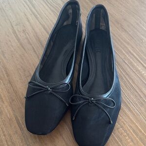 SCHUTZ Elegant Black Mesh Loafers